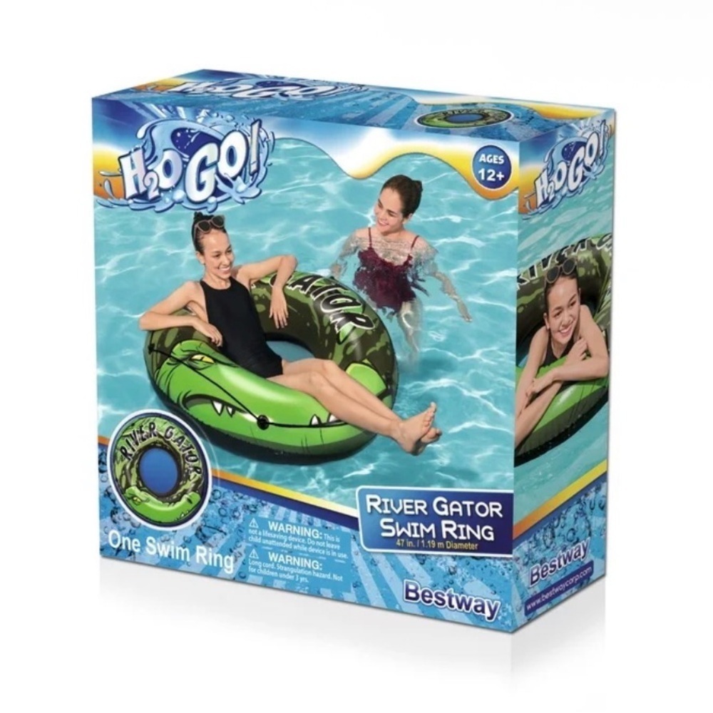 Bestway Green River Gator Swim Ring